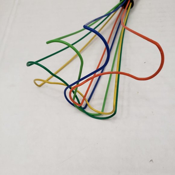 Kuhn Rikon Silicone Stainless Handle Rainbow Whisk Multi Color Green Yellow Blue - Picture 2 of 11
